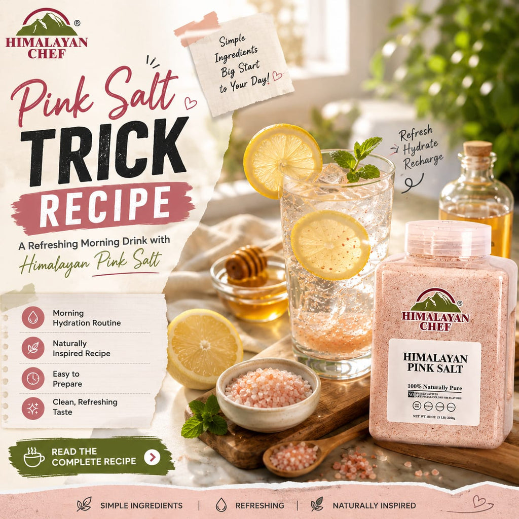 Pink Salt Trick Recipe: A Refreshing Morning Drink with Himalayan Pink Salt in the USA