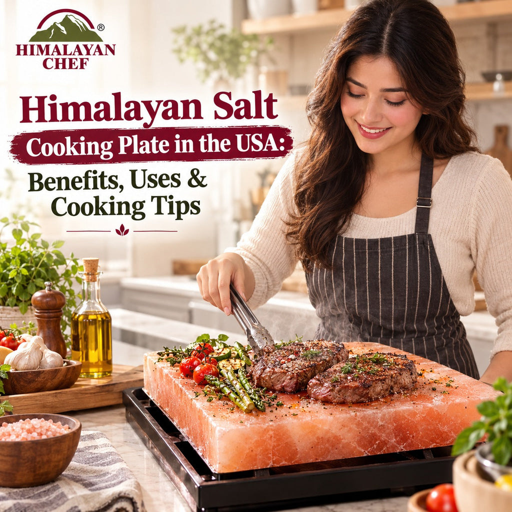 Himalayan Salt Cooking Plate in the USA: Benefits, Uses & Cooking Tips