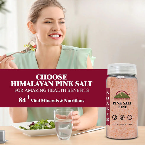 Himalayan Chef, Pink Salt Fine Plastic Shaker- 0.78 lbs