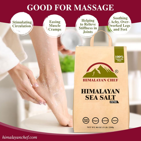 Himalayan Chef Sea Salt Fine - 5 lb Bag