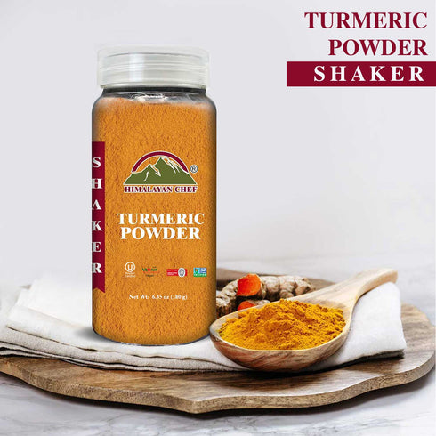 Turmeric Powder Plastic Shaker - 0.39 lbs | Himalayan Chef