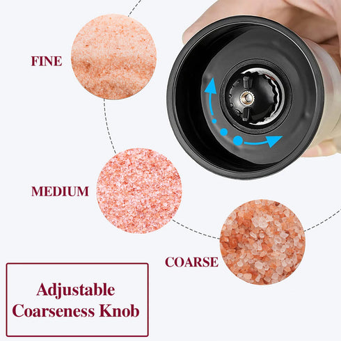 HIMALAYAN CHEF | Salt and Pepper Large Grinder Set