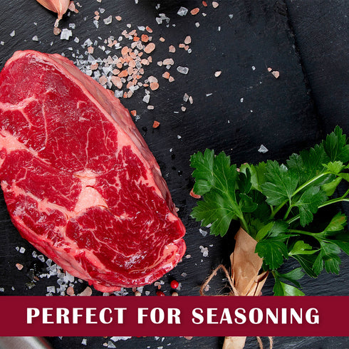 Pink Salt Coarse Wide Mouth Glass Jar with Cork Stopper - 1.1 lbs | Himalayan Chef