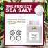 Himalayan Chef Sea Salt, Coarse Grain, 5 Pound Plastic Jar