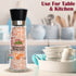 Pink Salt Coarse Large Glass Grinder - 0.81 lbs | Himalayan Chef