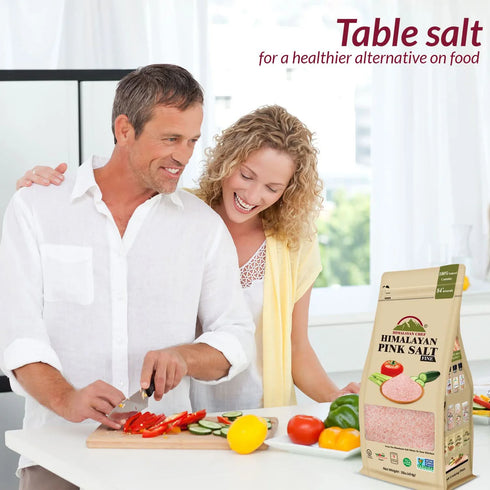 Himalayan Chef Pink Salt Fine Grain - 1 lbs Bag