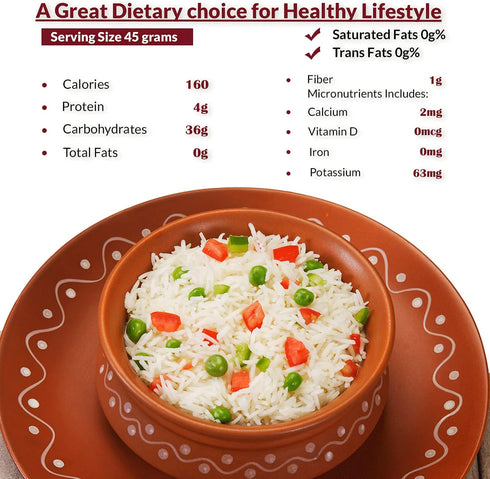 Himalayan Chef Premium White Basmati Rice - 2 Lbs Bag | Pack of 5