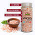 Pink Salt Coarse Large Glass Shaker - 1.1 lbs | Himalayan Chef