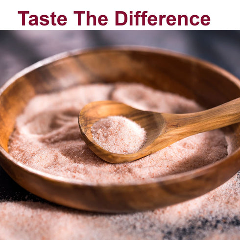 Pink Salt Fine Large Plastic Jar - 5 lbs | Himalayan Chef