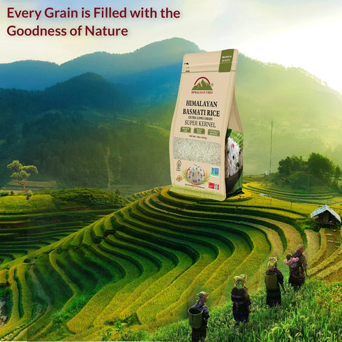 Himalayan Chef Premium White Basmati Rice - 2 Lbs Bag | Pack of 5