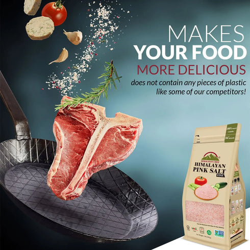 Himalayan Chef Pink Himalayan Salt, Fine Grain - 2 lbs Bag