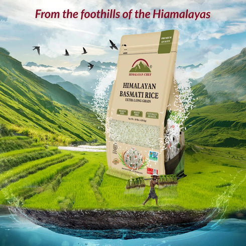HIMALAYAN CHEF Extra Long Grain Basmati Rice | 10 lbs