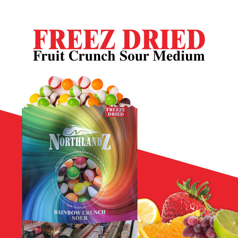 NORTHLANDZ Freeze Dried Candy | RAINBOW CRUNCH SOUR | 1.5oz/each