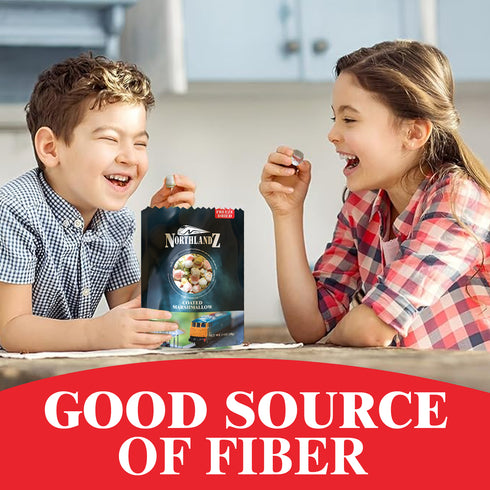 NORTHLANDZ Freeze Dried Candy, COATED MARSHMALLOW comets | Light & Fluffy with a Crunch (1oz)