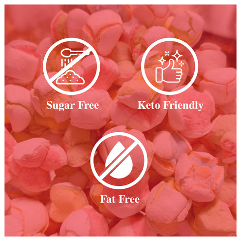 NORTHLANDZ Freeze Dried Candy, COATED MARSHMALLOW comets | Light & Fluffy with a Crunch (1oz)