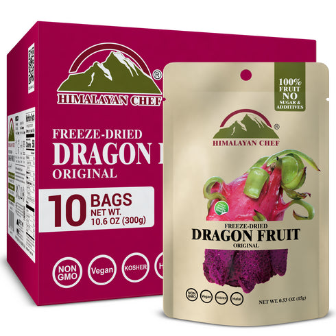 Himalayan Chef Freeze-Dried Dragon Crisp -10 Bags