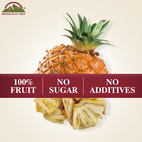 Himalayan Chef Freeze-Dried Pineapple Crisp - 10 Bags