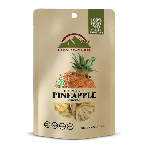Himalayan Chef Freeze-Dried Pineapple Crisp - 10 Bags