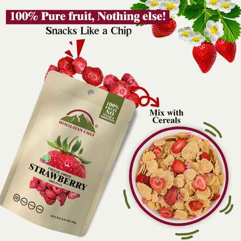 Himalayan Chef Freeze-Dried Strawberry Crisp - 20g