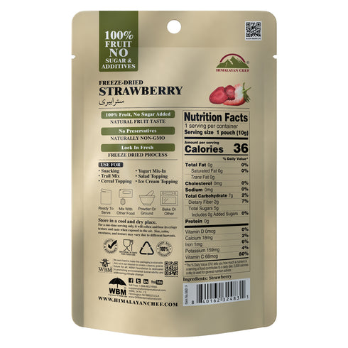 Himalayan Chef Freeze-Dried Strawberry Crisp - 20g
