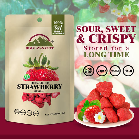 Himalayan Chef Freeze-Dried Strawberry Crisp - 20g