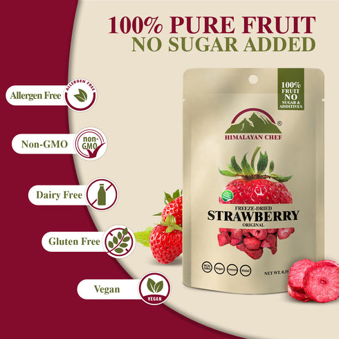 Himalayan Chef Freeze-Dried Strawberry Crisp - 20g