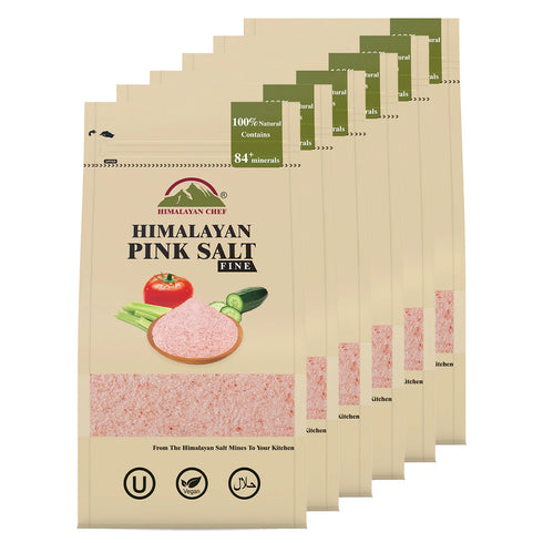 Himalayan Chef Pink Salt Fine Grain - 1 lbs Bag
