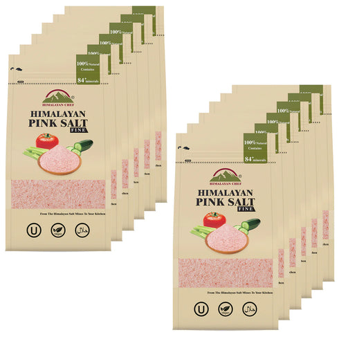 Himalayan Chef Pink Salt Fine Grain - 1 lbs Bag