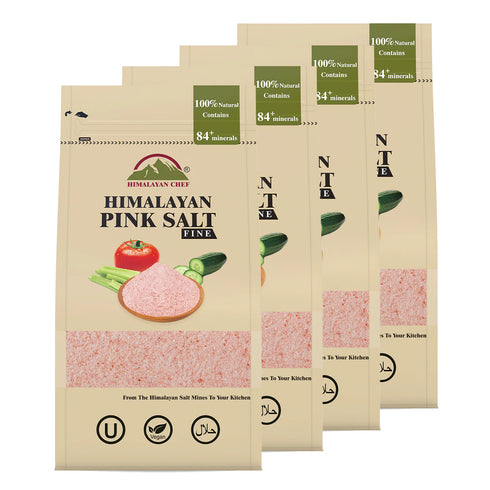 Himalayan Chef Pink Himalayan Salt, Fine Grain - 2 lbs Bag