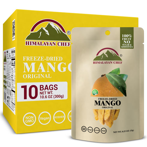 Himalayan Chef Freeze-Dried Mango Crisp - 10 Bags