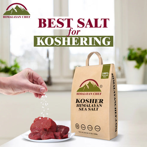 Himalayan Chef Kosher Sea Salt - 5 lbs Bag