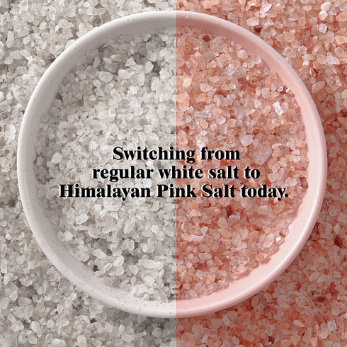 Pink Salt Fine Large Plastic Jar - 5 lbs | Himalayan Chef