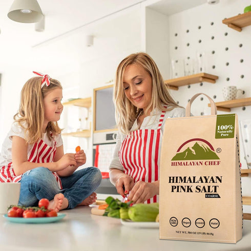Himalayan Chef Pink Salt Corase - 19 lbs Bag