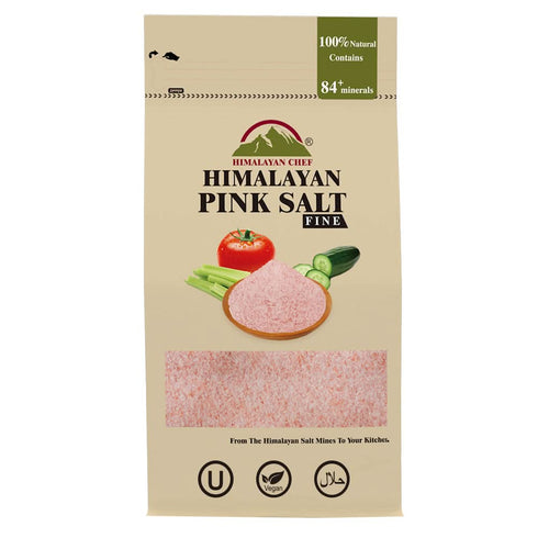 Himalayan Chef Pink Himalayan Salt, Fine Grain - 2 lbs Bag