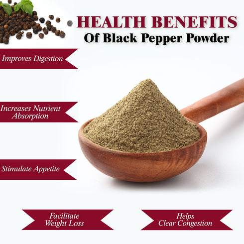 Black Pepper Powder Plastic Shaker - 0.38 lbs | Himalayan Chef