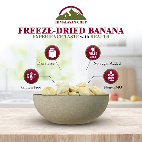 Himalayan Chef Freeze-Dried Banana Crisp - 20g