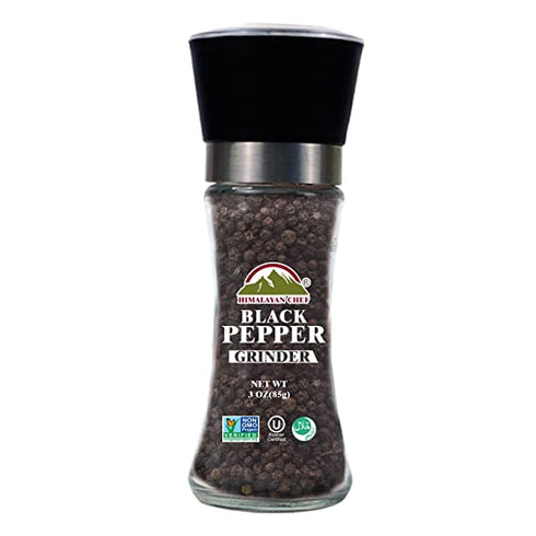 Black Pepper Whole Grinder - 0.19 lbs | Himalayan Chef