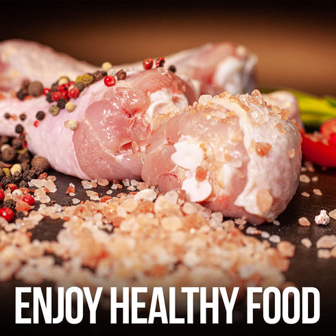 Himalayan Chef Salt & Pepper Grinder Variety Pack (Pink Salt, Black Peppercorn, Onion Salt, Garlic Salt)