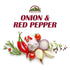 Pink Salt + Onion + Red Pepper Small Glass Grinder - 0.22 lbs. | Himalayan Chef