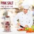 Pink Salt Wide Mouth Glass Jar with Cork Stopper - 1.1 lbs | Himalayan Chef