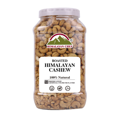 Cashew (Kaju) Large Plastic Jar - 2.42 lbs | Himalayan Chef