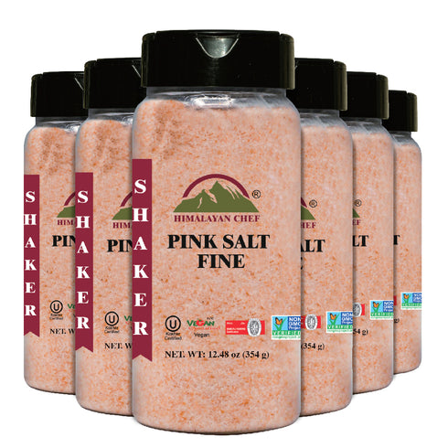 Pink Salt Fine Plastic Shaker- 0.78 lbs | Himalayan Chef
