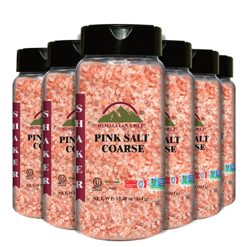 Pink Salt Coarse Refill Plastic Shaker- 0.78 lbs | Himalayan Chef