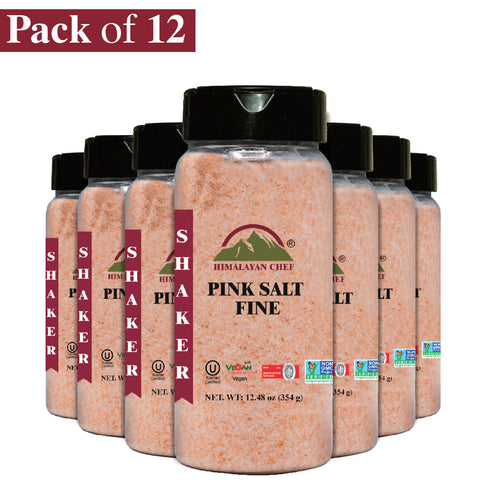 Pink Salt Fine Plastic Shaker- 0.78 lbs | Himalayan Chef
