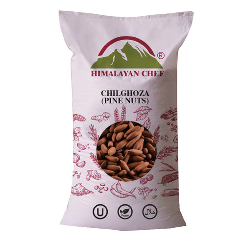 Chilghoza (Pine Nuts) with Shell 40lbs | Himalayan Chef