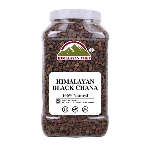 Black Chana Large Plastic Jar - 1.7kg | Himalayan Chef